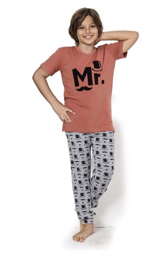 Erkek Çocuk Pijama Takım 1427 Tarçın