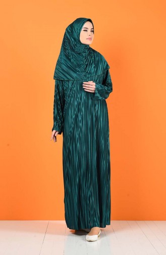 Emerald Green Prayer Dress 1108-01