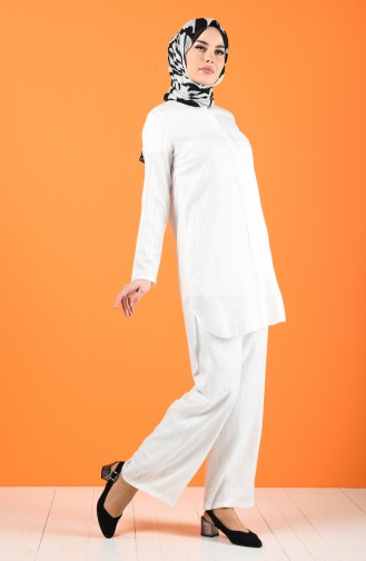 Tunic Trousers Double Suit 9036-08 white 9036-08