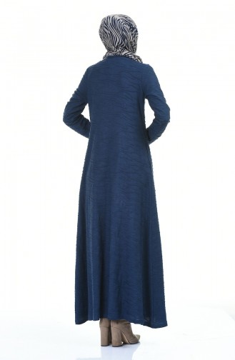 Robe Hijab Bleu Marine 0117-03