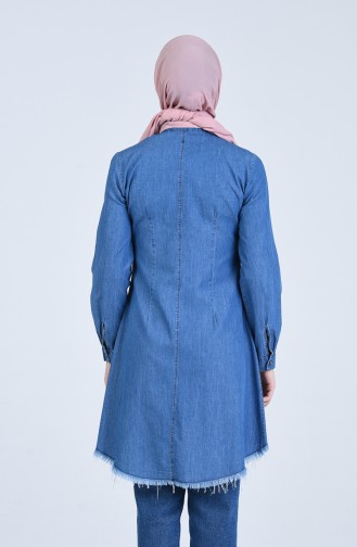 Jeansblau Tunikas 7201-07