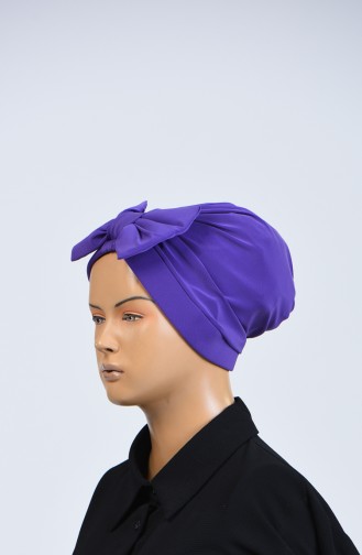 Bonnet mit Rüschenbonnet Geschenk 110-05 Hell Lila 1110-05