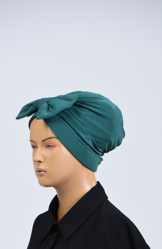 Bonnet mit Rüschenbonnet Geschenk 1110-08 Grün 1110-08