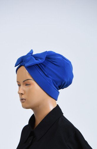 Bonnet mit Rüschenbonnet geschenk 1110-17 Blau 1110-17