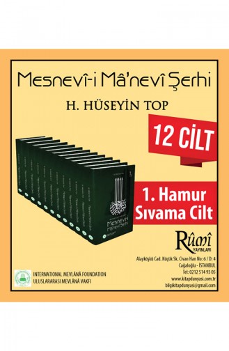 Hüseyin Top Mesnevî-I Mânevî Şerhi 12 Cilt kutulu set