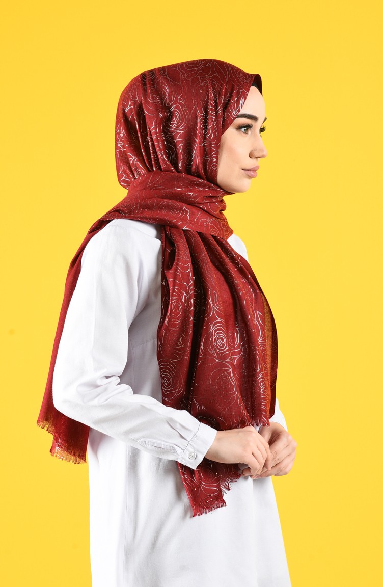 red shawl for dress