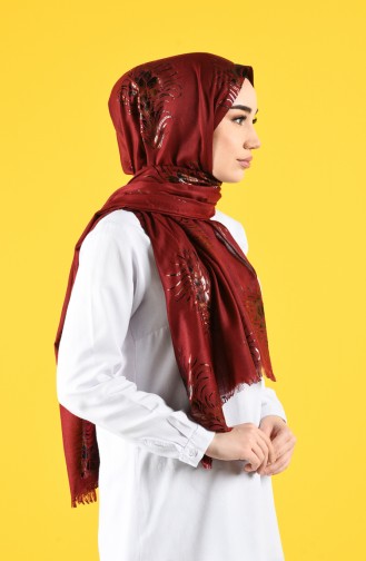 Claret Red Shawl 2887-01