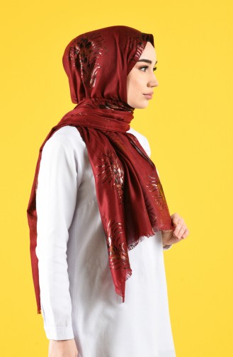 Claret Red Shawl 2887-01