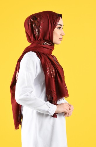 Claret Red Shawl 2887-01