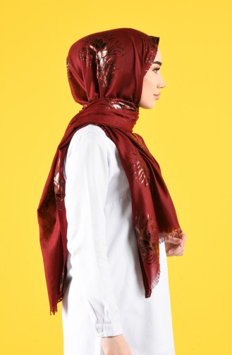 Claret Red Shawl 2887-01