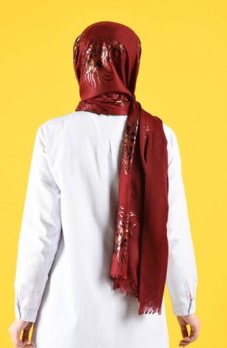 Claret Red Shawl 2887-01