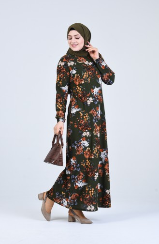 Robe Hijab Khaki 8869-01