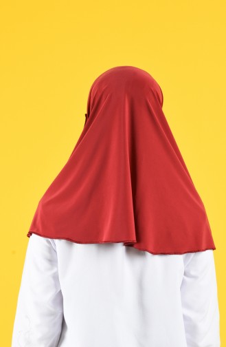 Sefamerve Hijab Gesichtsabdeckung 1100-07 Weinrot 1100-07