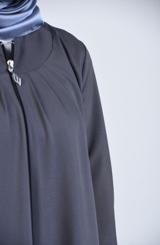 Gray Abaya 2140-01