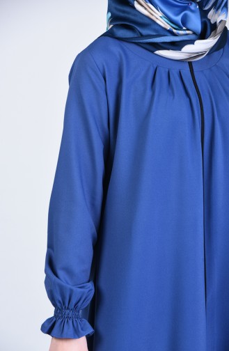 Abaya mit Reissverschluss 2140-06 Indigo 2140-06