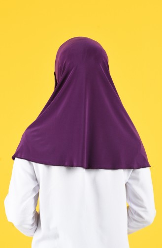Sefamerve Hijab Gesichtsabdeckung 1100-09 Lila 1100-09