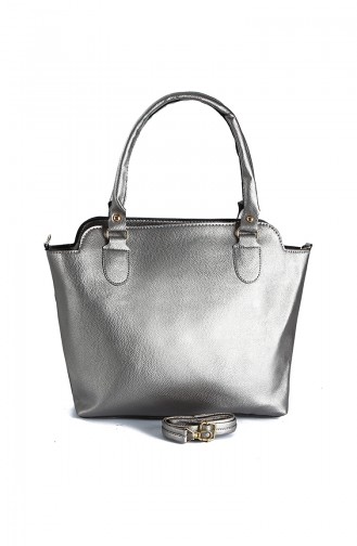 Silver Gray Shoulder Bags 231GU