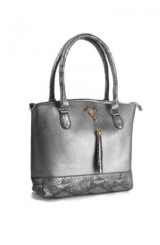 Silver Gray Shoulder Bags 232GU