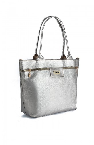 Silver Gray Shoulder Bag 240GU