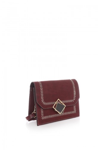 Claret red Shoulder Bag 199Z-03