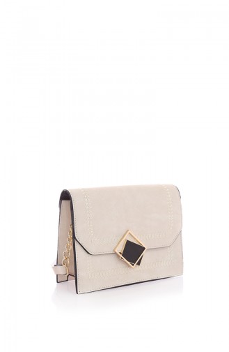 Beige Schultertasche 199Z-06