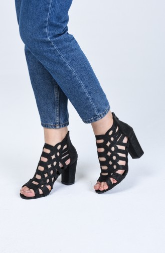 Chaussures a Talons Noir 0004-01