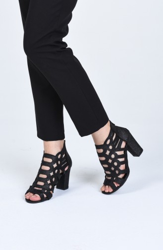 Chaussures a Talons Noir 0004-04