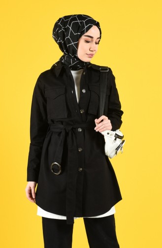 Trench Coat Noir 8223-01