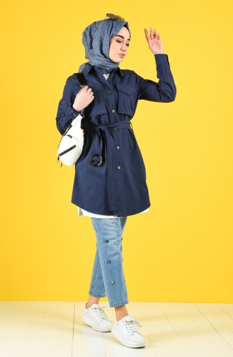 Trench Coat Indigo 8223-09