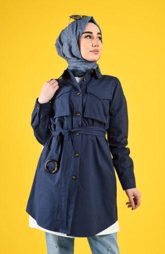 Indigo Trenchcoat 8223-09