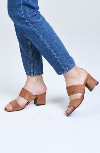 Chaussures a Talons Tabac 9102-11