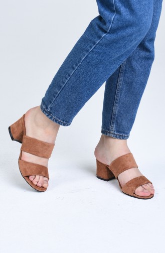 Chaussures a Talons Tabac 9102-11