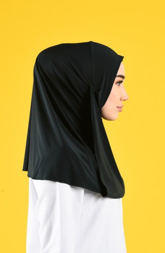 Sefamerve Hijab Gesichtsabdeckung 1100-08 Smaragdgrün 1100-08