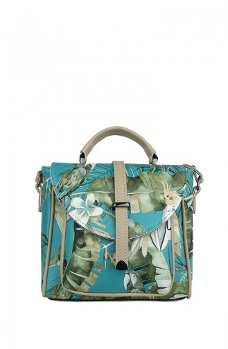 Sac D`épaule Turquoise 0155-19