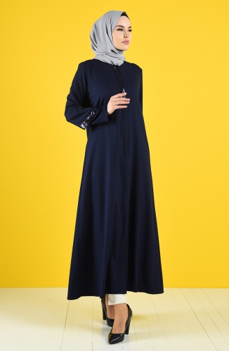 Navy Blue Abaya 1063-02