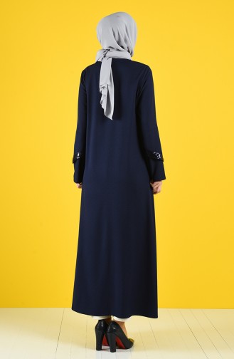 Abayas Bleu Marine 1063-02