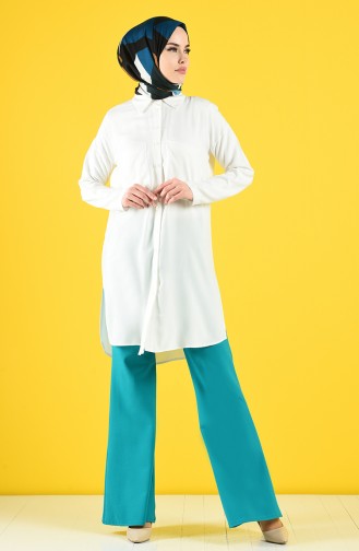 Flared Trousers 1464pnt-02 Mint Green 1464PNT-02