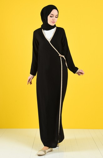 Side-tie Prayer Dress 0616-01 Black 0616-01
