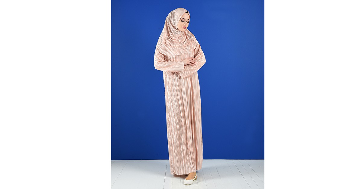 Robe de Prière Saumon 1108-06 | Sefamerve