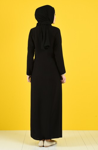 Black Praying Dress 0616-01