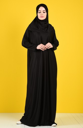 Black Praying Dress 1109-01