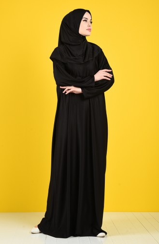 Black Praying Dress 1109-01