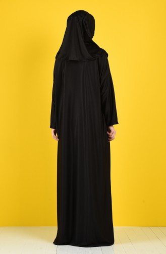 Black Prayer Dress 1109-01