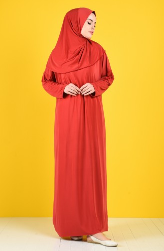 Claret red Praying Dress 1111-04