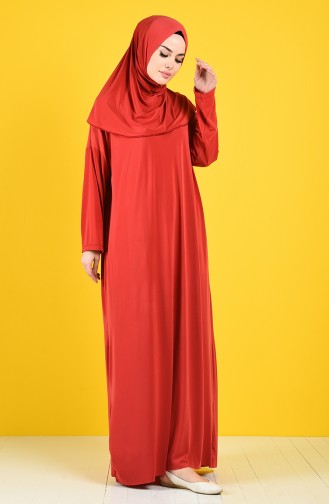 Claret red Praying Dress 1111-04