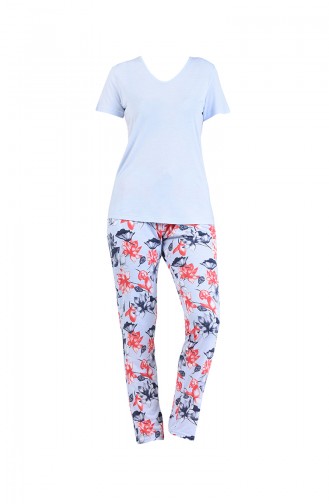 Blau Pyjama 5005-01