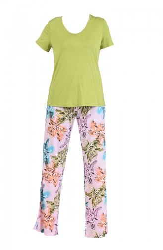 Pyjama Vert pistache 5010-02