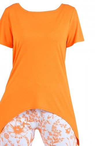 Orange Pajamas 4019-01