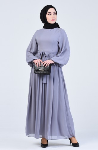 Robe Hijab Gris 0366-03