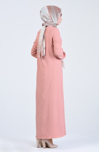 A Pleat Dress 1385-02 Dry Rose 1385-02